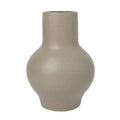 Brown Ceramic Vase, 10 Inch(Gray)