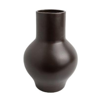 Brown Ceramic Vase, 10 Inch(Brown)