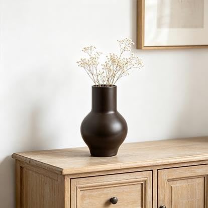 Brown Ceramic Vase, 10 Inch(Brown) - product image 5