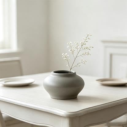 Gray Ceramic Decorative Vase - product image 7
