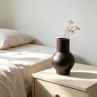 Brown Ceramic Vase, 10 Inch(Brown) - product image 3