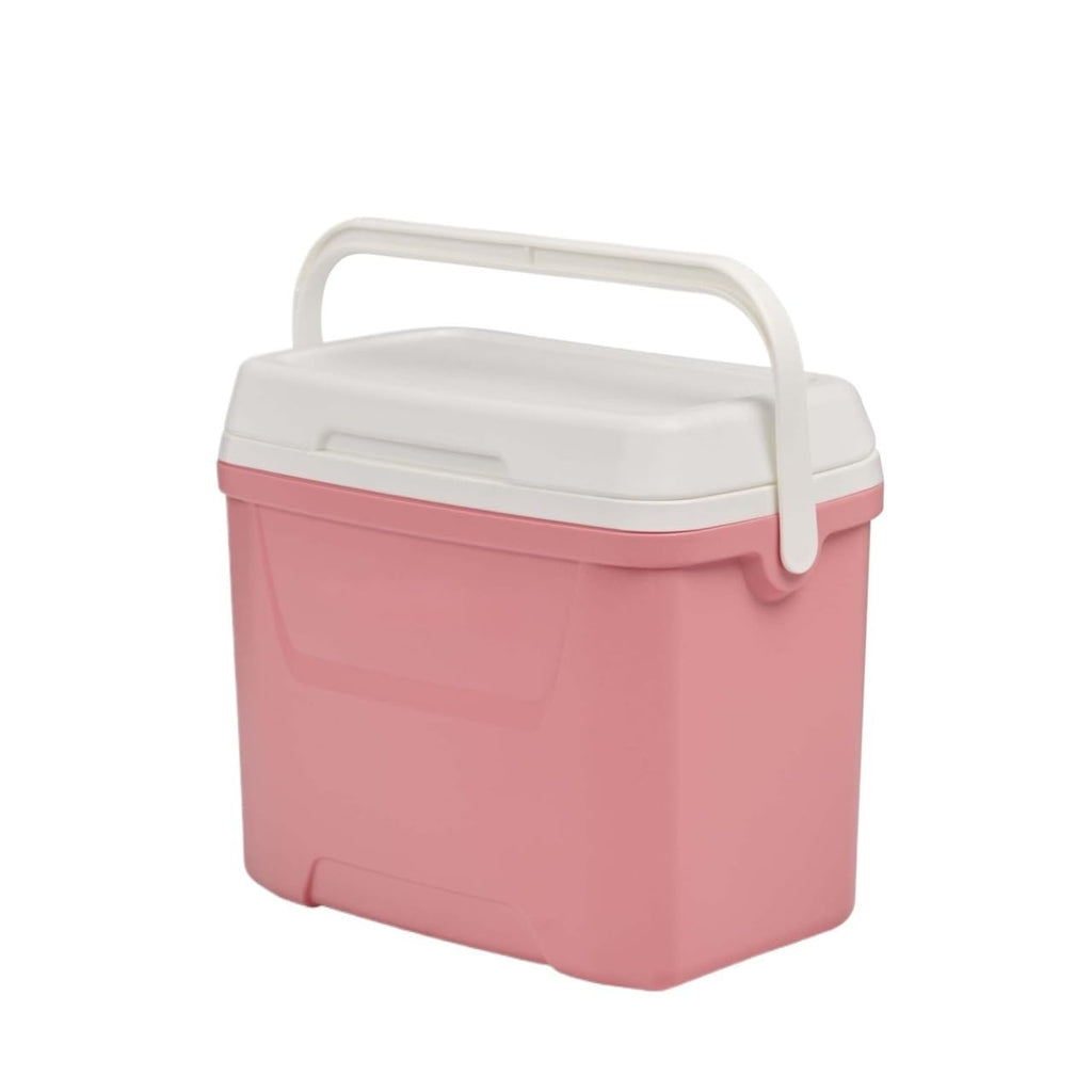 28QT Hard Sided Portable Insulated Ice Chest Cooler Box, 26L Ergonomic Curved Back Eco Foam Thermal Cooling For Camping Sports Day Trips Outdoor Road Travel