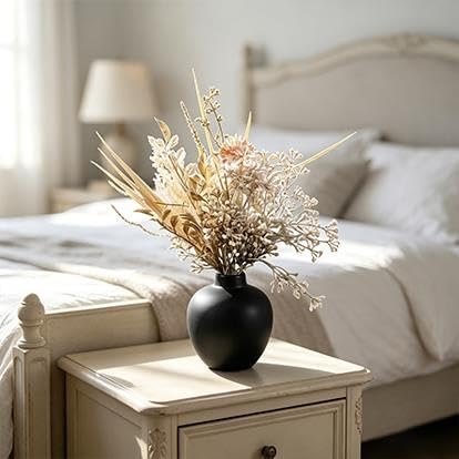 13.3-inch Fall Leaves In Black Ceramic Vase – Autumn Accent For Your Tabletop - product image 5
