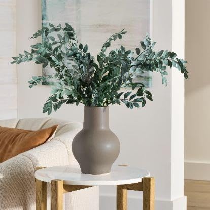 Brown Ceramic Vase, 10 Inch(Gray) - product image 4