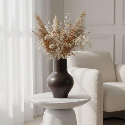 Brown Ceramic Vase, 10 Inch(Brown) - product image 4