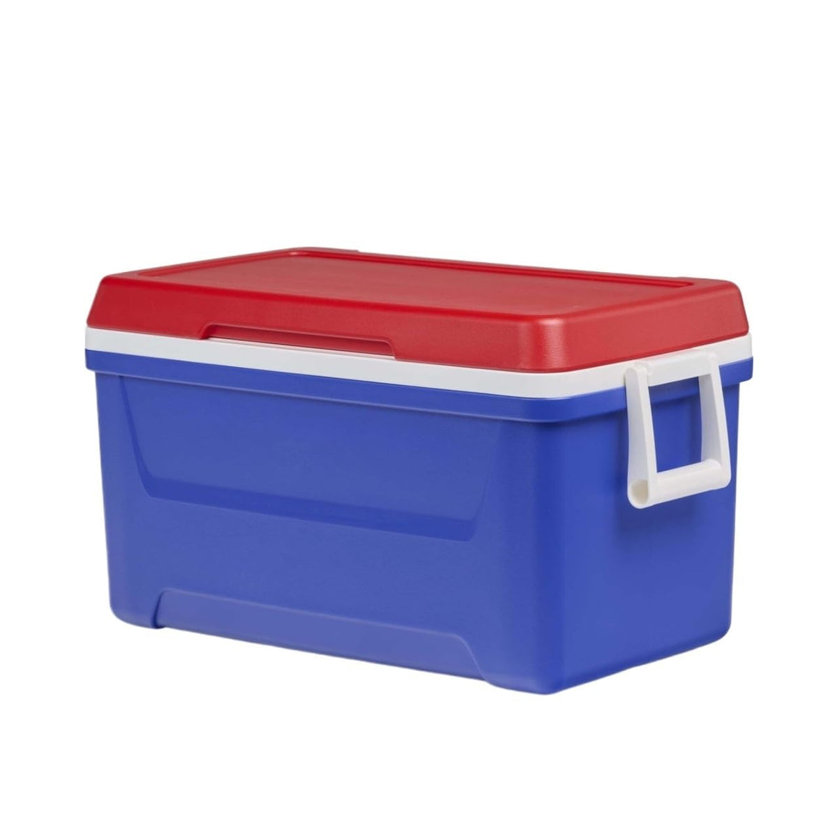 48QT Hard Sided Insulated Ice Chest Cooler Box, 45L Large Capacity Long Lasting Cooling With Stain Odor Resistant Liner For Camping Beach Picnic Tailgating Family Outdoor Gatherings