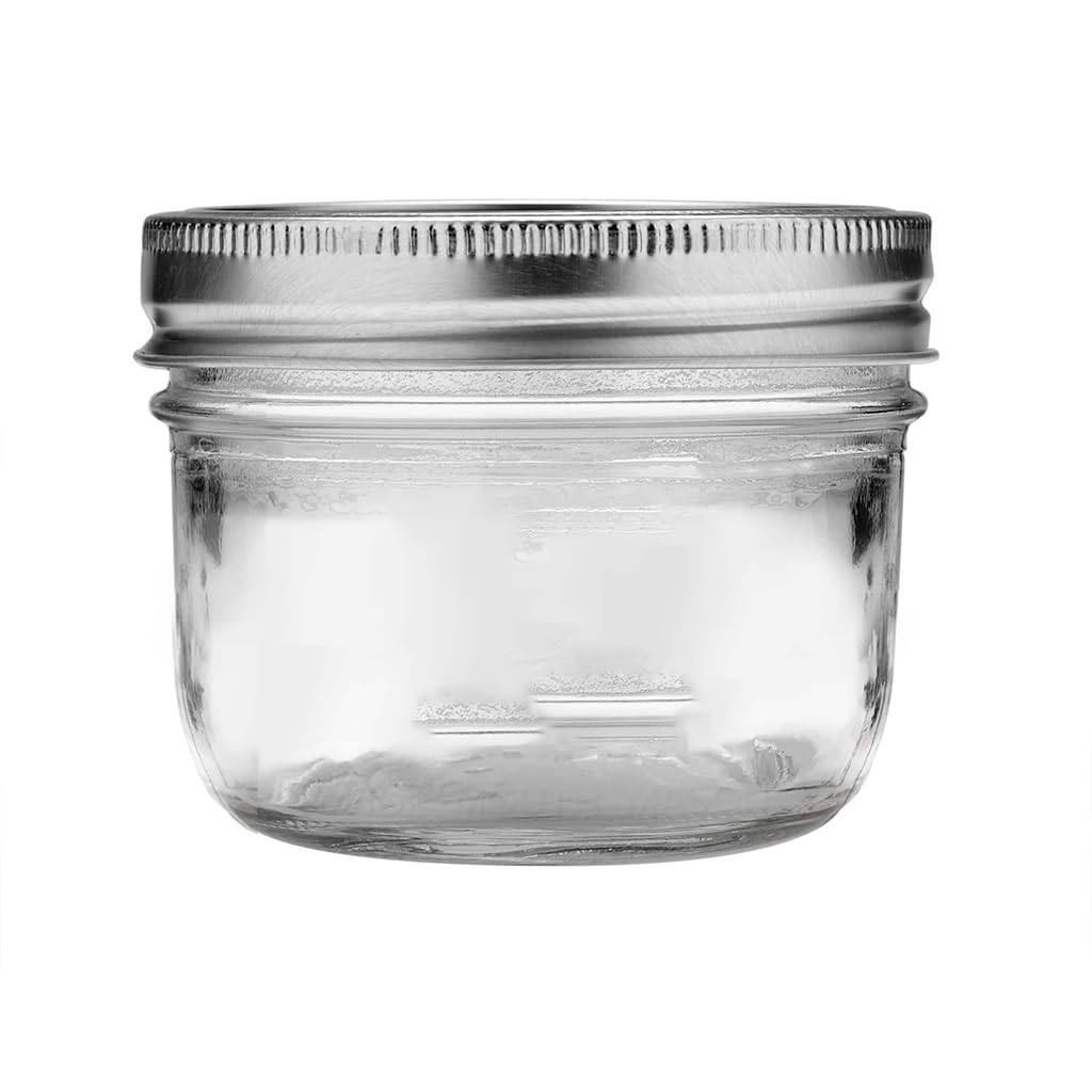 2 Pack Kerr 8oz Wide Mouth Half Pint Canning Jars, 12-Count Food-Grade Glass Mason With Sure Tight Lids & Bands, BPA-Free Freezer Safe Storage For Preserves, Baby Food & DIY Crafts product image