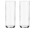 Clear Glass Cylinder Floral Vase, 15"(2Pack)