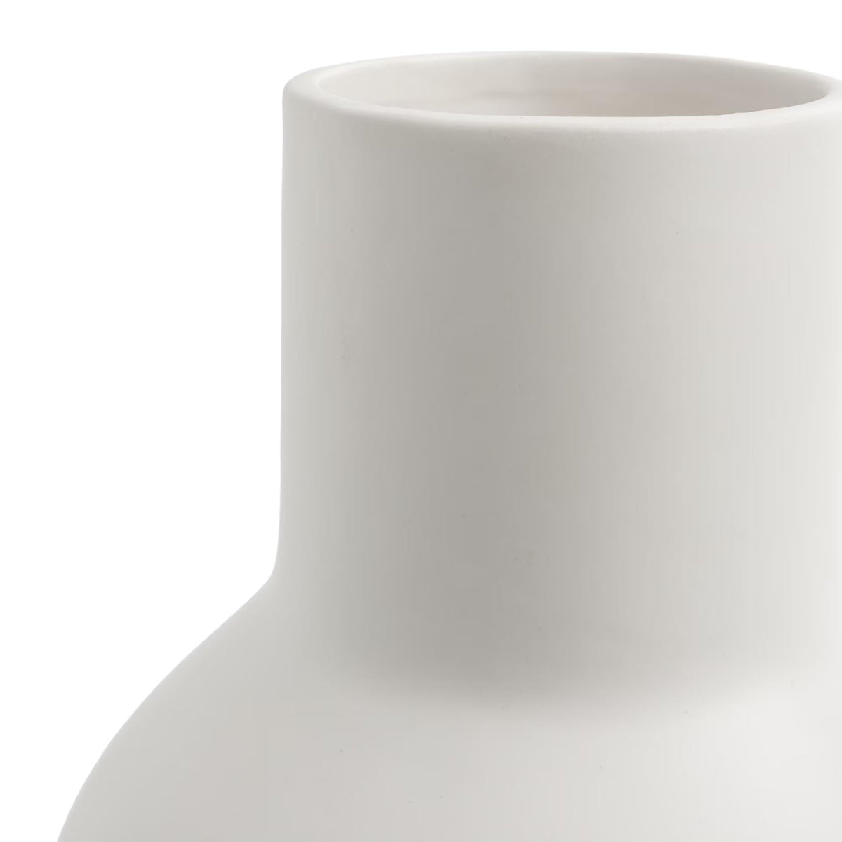 Brown Ceramic Vase, 10 Inch(White) - product image 2