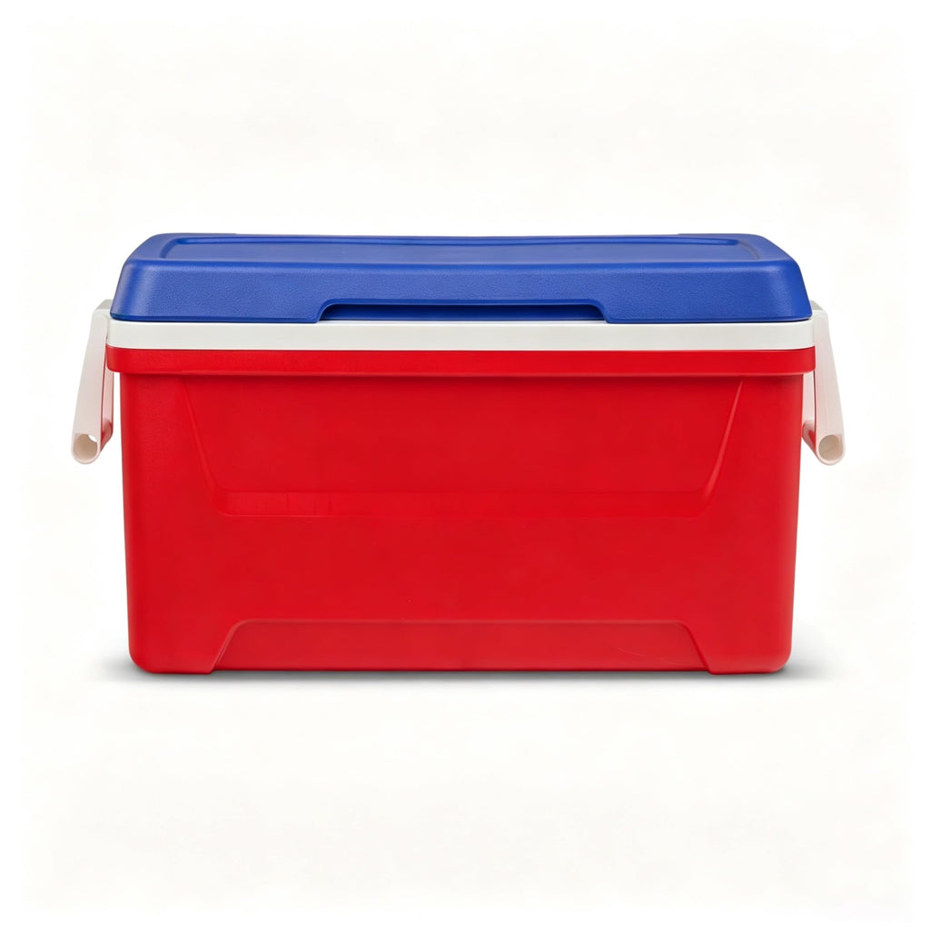 Laguna 48 QT Hard Sided Ice Chest Cooler, Red White Blue