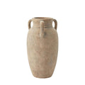 12 In Taupe Handled Ceramic Vase