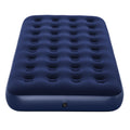 10 Inch Twin Inflatable Air Mattress Without Pump, Coil Beam Blow Up Bed With Flocked Top, 330 LBS Weight Capacity, Repair Patch Included For Indoor Guest Room Outdoor Camping Travel