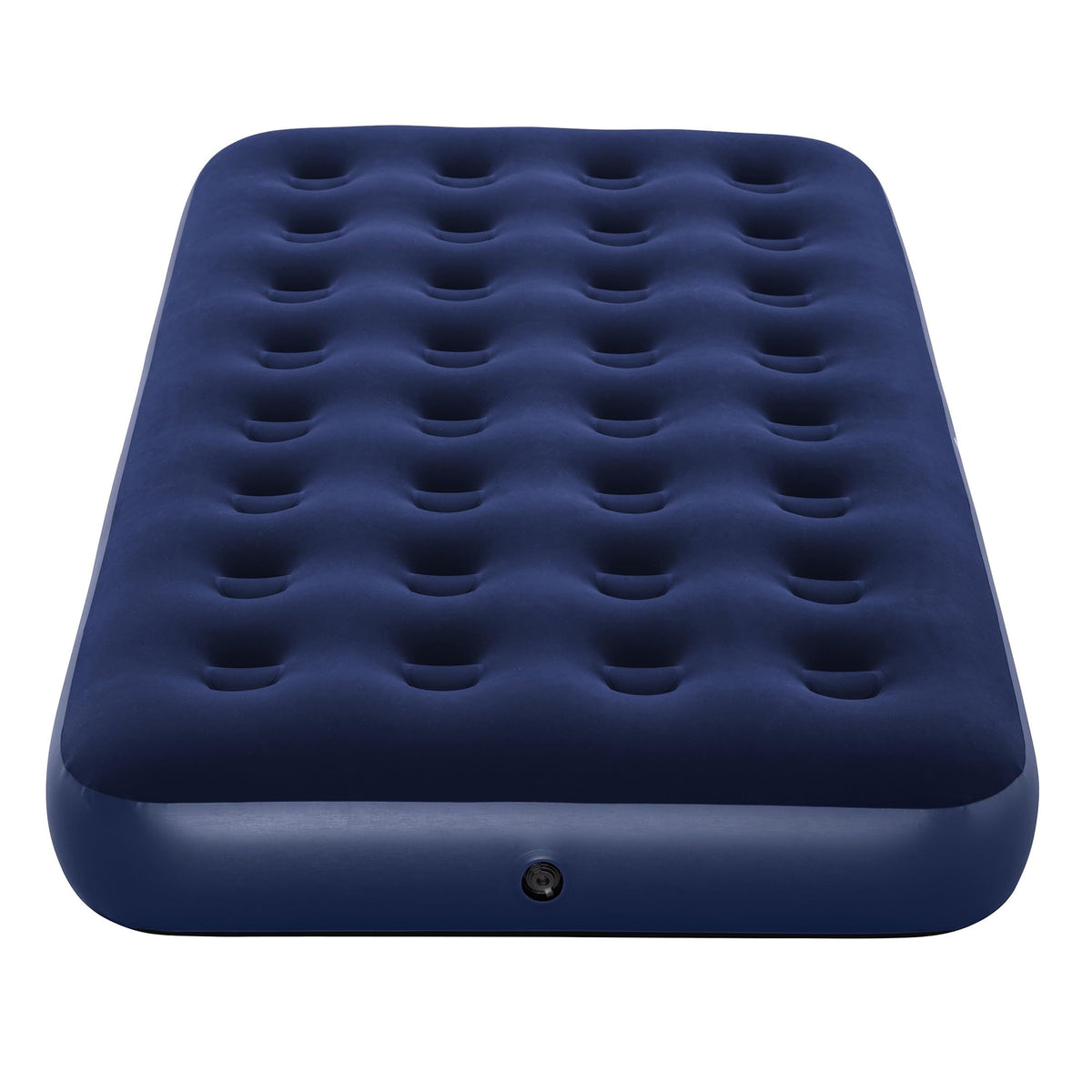 10 Inch Twin Inflatable Air Mattress Without Pump, Coil Beam Blow Up Bed With Flocked Top, 330 LBS Weight Capacity, Repair Patch Included For Indoor Guest Room Outdoor Camping Travel