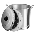 16 Quart Aluminum Steamer Pot With Removable Steam Insert And Matching Lid