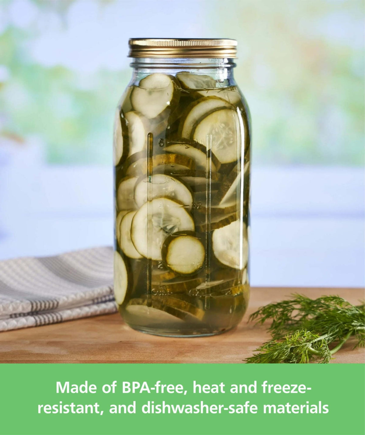 3 Pack Limited Edition Americana 32oz Regular Mouth Quart Mason Jars, 4-Count Glass Canning With SureTight Airtight Lids, Star Embossed Collectible Storage For Preserving, Drinks & DIY Crafts product image