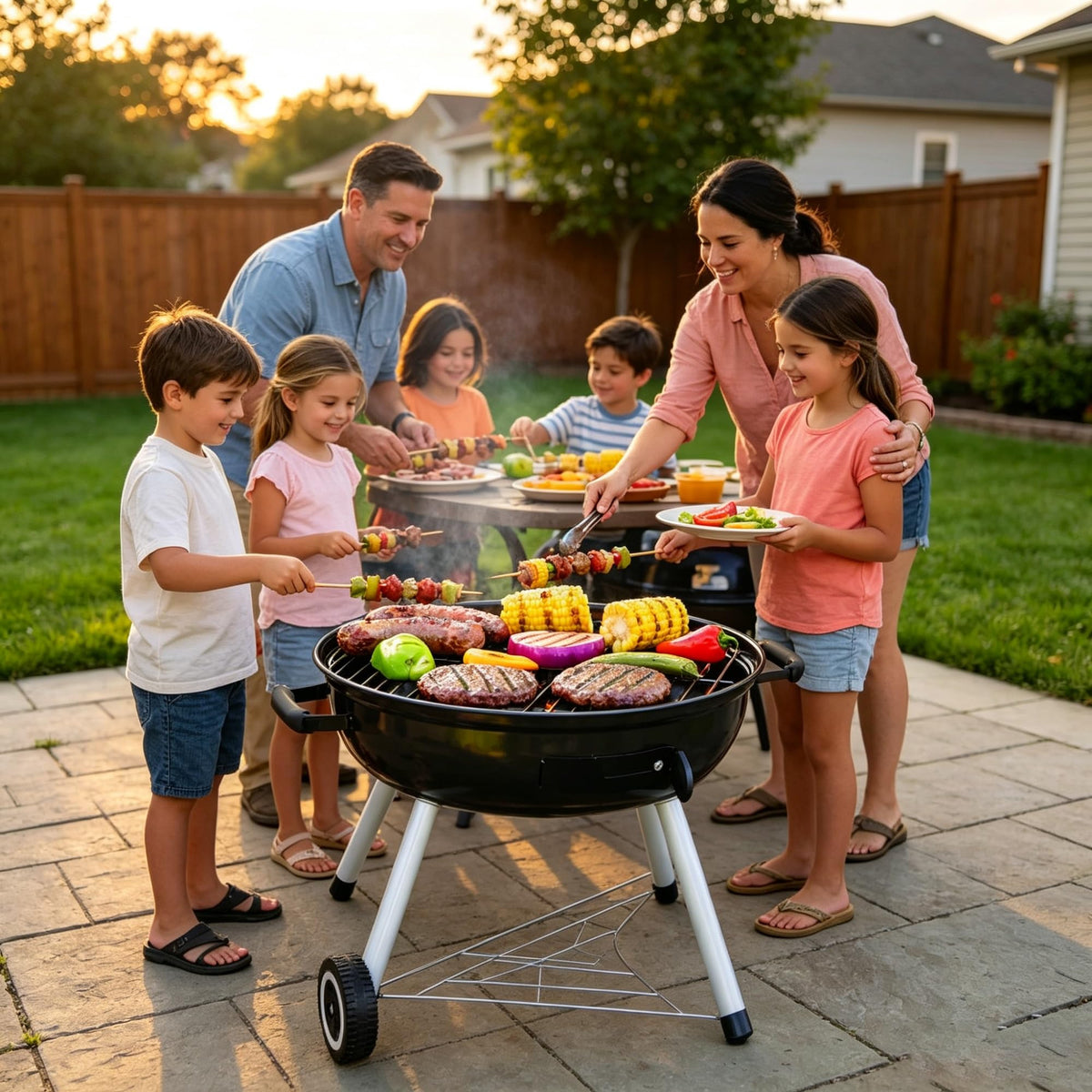 14.5 Inch Black Portable Dome Charcoal Grill product image