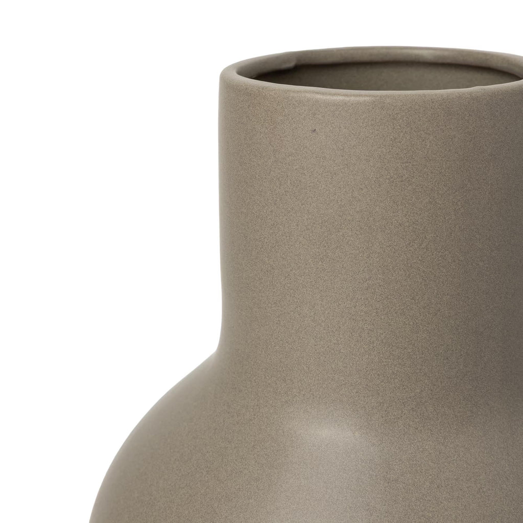 Brown Ceramic Vase, 10 Inch(Gray) - product image 2