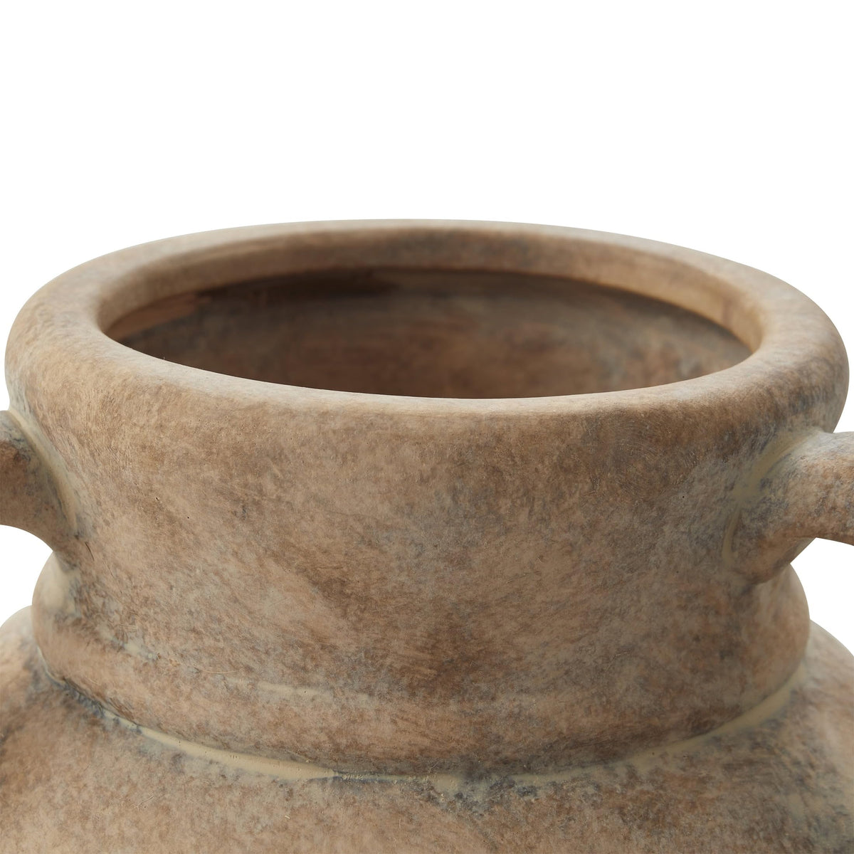 12 In Taupe Handled Ceramic Vase - product image 2