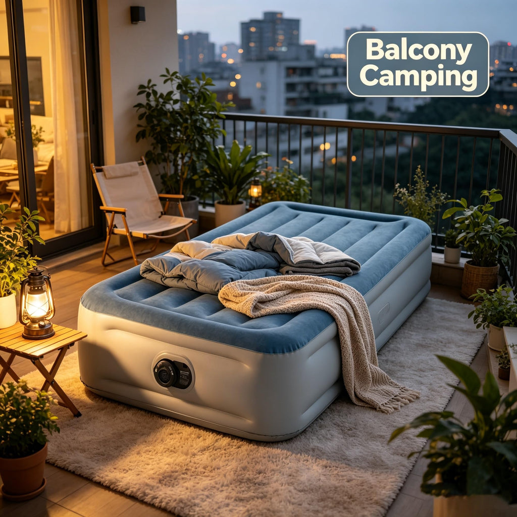 15 Inch Twin Essential Rest Dura-Beam Inflatable Air Mattress With Built-in Electric Pump, Velvet Flocked Top, Edge Reinforced Stable Bed, 300 LBS Capacity, Portable Carry Bag For Guest Camping Travel product image